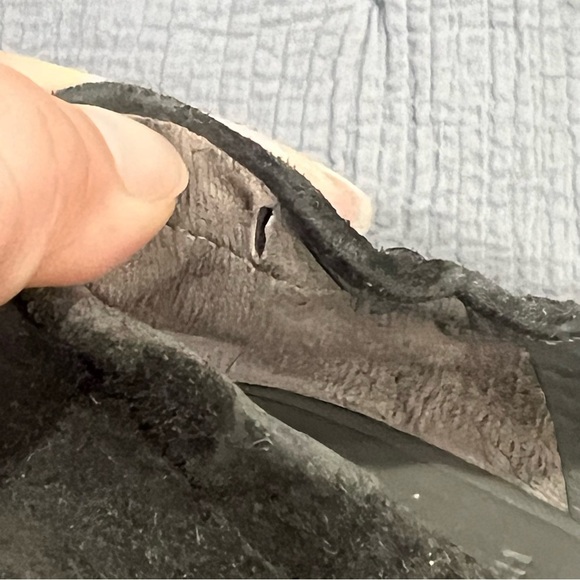 Tory Burch Reva Gray Heron Ballet Flat Suede Sz 8.5 Shoes - Picture 9 of 10